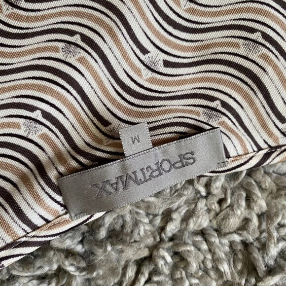 Sportmax Bell Sleeve Blouse | Cotton & Silk Luxury Max Mara Design - Picture 6 of 12